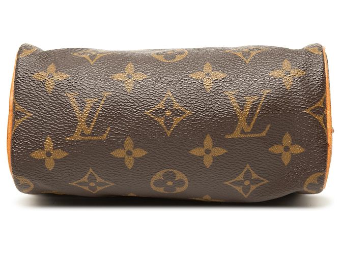 Louis Vuitton Brown Monogram Mini Speedy HL Marrom - vista 3