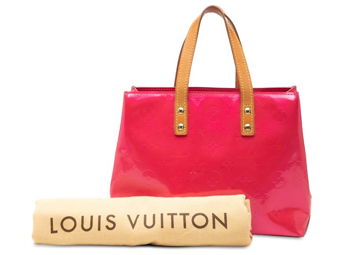 Louis Vuitton Pink Monogram Vernis Reade PM - view 7