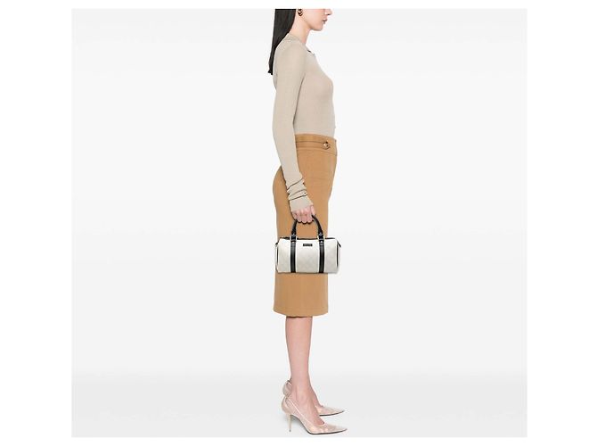 Borsa Boston Joy GG Supreme bianca piccola Gucci Bianco - vista 6