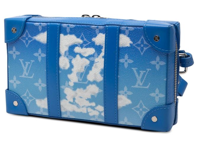 Portafoglio Soft Trunk Louis Vuitton Blue Monogram Clouds - vista 2