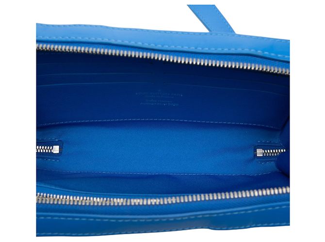 Portafoglio Soft Trunk Louis Vuitton Blue Monogram Clouds - vista 4