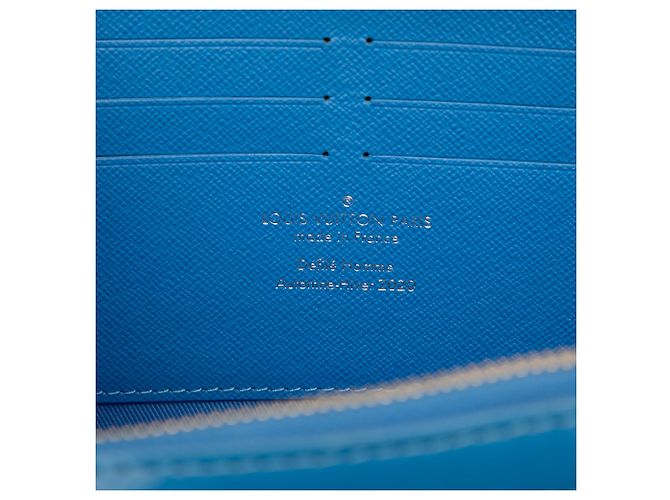 Portafoglio Soft Trunk Louis Vuitton Blue Monogram Clouds - vista 5