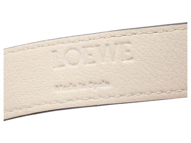 Borsa Tote LOEWE Beige Small Raffia Anagram - vista 7