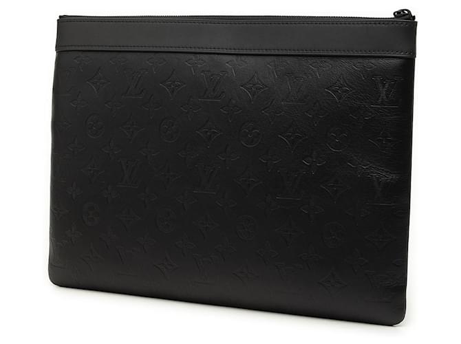 Pochette Discovery Louis Vuitton Monogram Shadow negro - vista 2