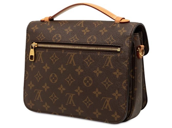 Louis Vuitton Marrone Monogram Pochette Metis - vista 2