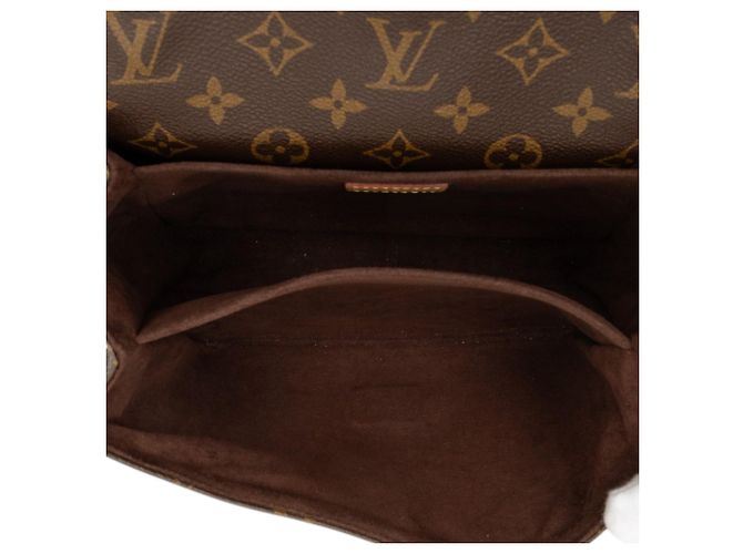 Louis Vuitton Marrone Monogram Pochette Metis - vista 4