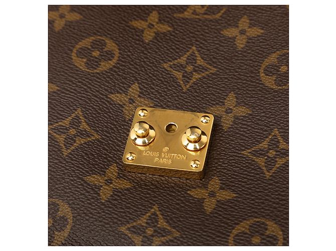 Louis Vuitton Marrone Monogram Pochette Metis - vista 6