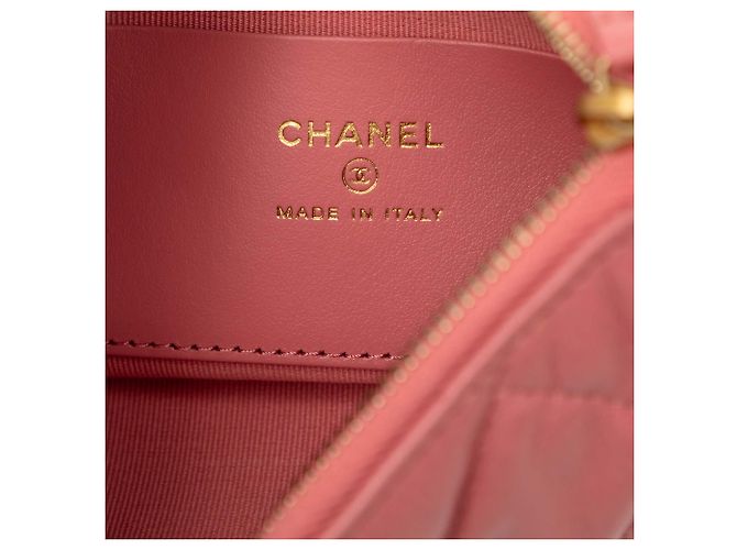 Chanel Pink CC Quilted Lambskin Trendy Chain Around Hobo Rosa - vista 5