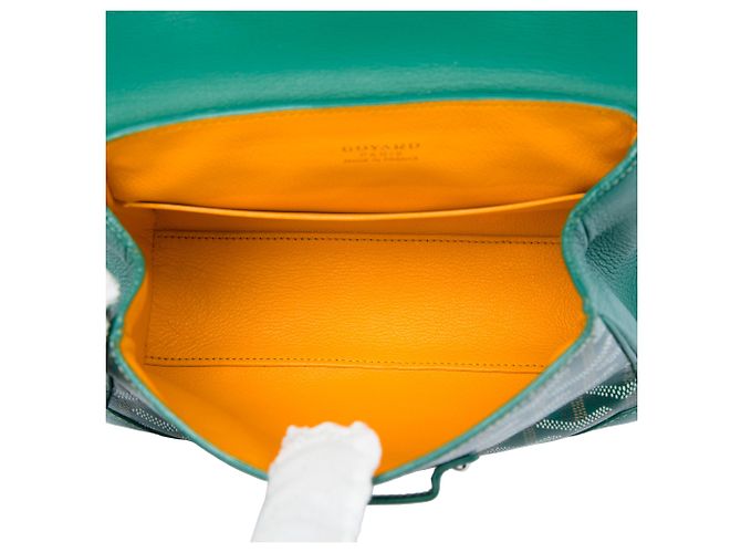 Goyard Verde Mini Goyardine Saigon Souple - vista 4