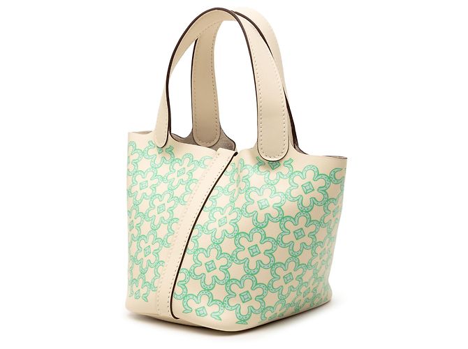 Hermès White Micro Swift Lucky Daisy Picotin Lock 14 Bianco Crudo - vista 2