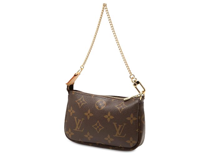 Louis Vuitton Marrone Monogram Mini Pochette Accessoires - vista 2