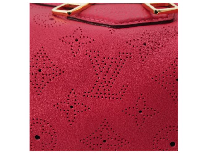 Louis Vuitton Red Monogram Mahina Galatea PM Rosso - vista 6