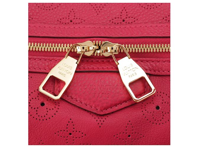 Louis Vuitton Red Monogram Mahina Galatea PM Rosso - vista 7