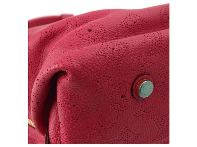 Louis Vuitton Red Monogram Mahina Galatea PM Rosso - vista 8