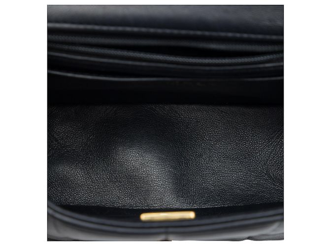Chanel Black Mini Quilted Lambskin Resin Crystal Square Monacoco Flap Nero - vista 4