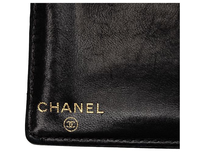 Chanel Black CC Caviar Bifold Geldbörse Schwarz - Ansicht 6