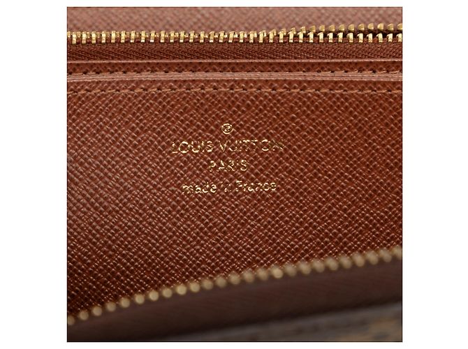 Cartera larga Zippy Monogram marrón Louis Vuitton Castaño - vista 5