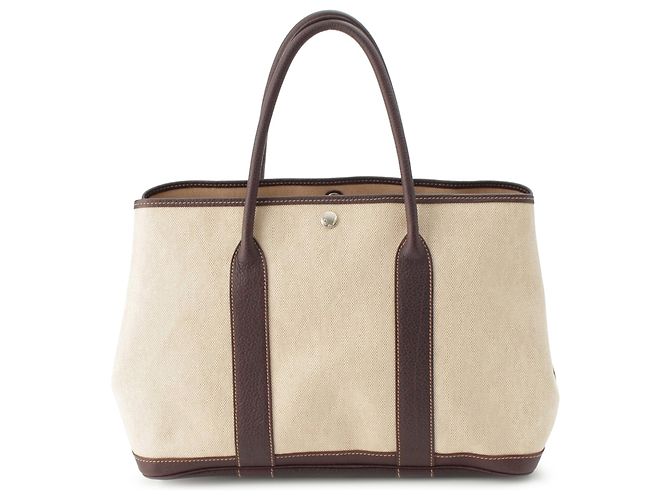 Hermès Beige Toile und Negonda Garden Party 36 - Ansicht 2