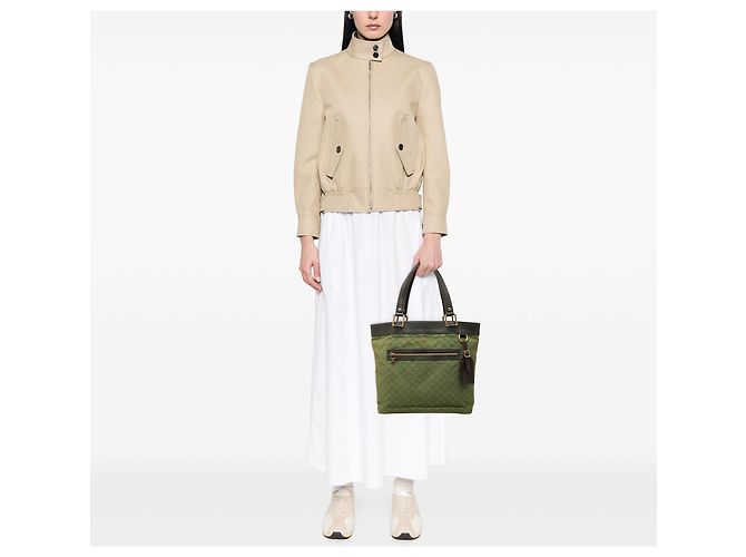 Louis Vuitton Lucille GM Mini Lin Monogram Verde - vista 6