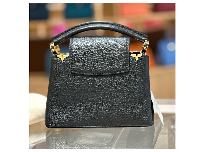 Borsa Louis Vuitton Capucines Mini Nero - vista 2