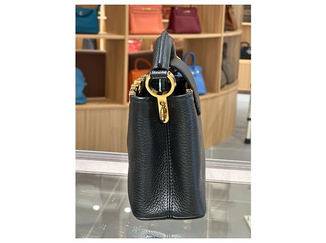Borsa Louis Vuitton Capucines Mini Nero - vista 5