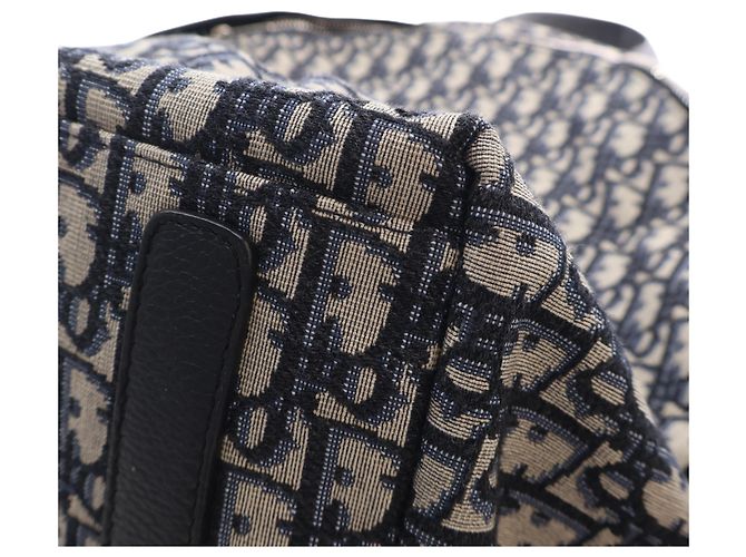 Dior Blue Oblique Canvas Rider Backpack Navy blue - view 10
