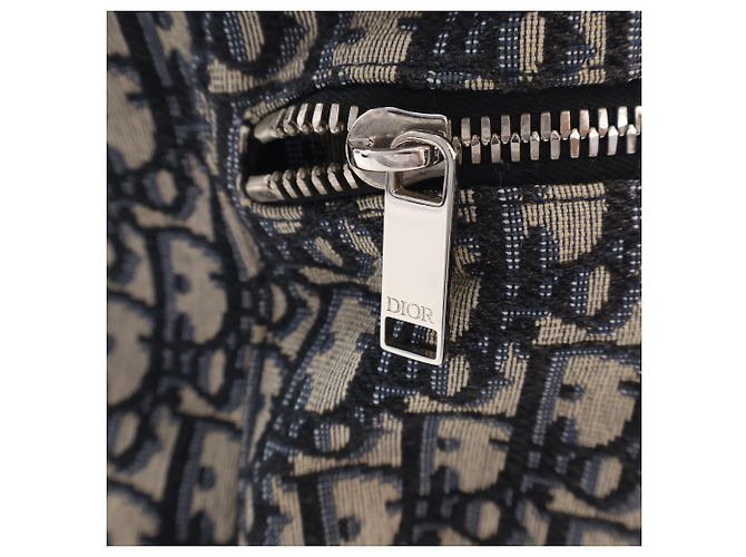Dior Blue Oblique Canvas Rider Backpack Navy blue - view 12