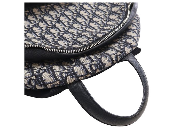 Dior Blue Oblique Canvas Rider Backpack Navy blue - view 15