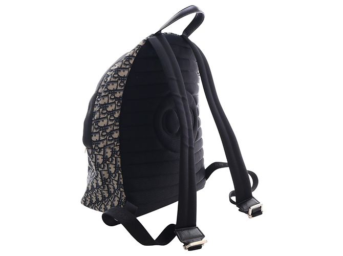 Dior Blue Oblique Canvas Rider Backpack Navy blue - view 16