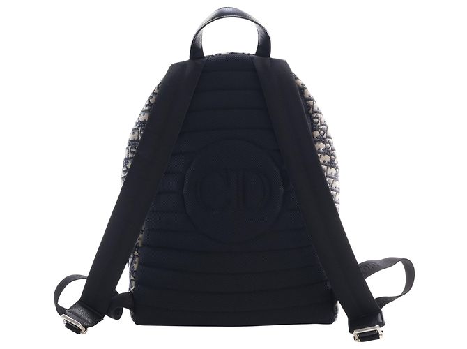 Dior Blue Oblique Canvas Rider Backpack Navy blue - view 4