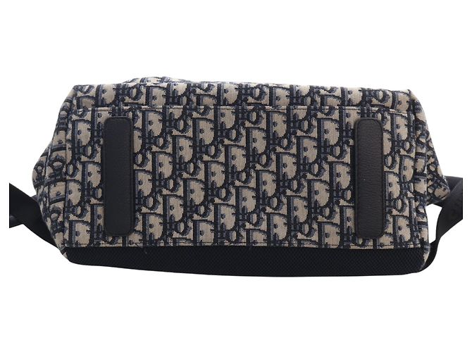 Dior Blue Oblique Canvas Rider Backpack Navy blue - view 5