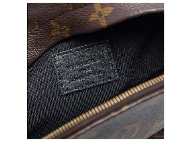 Louis Vuitton Marrone Monogram Mini Palm Springs - vista 5