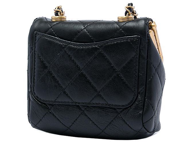 Borsa My Crush in agnello micro trapuntato nero Chanel - vista 2
