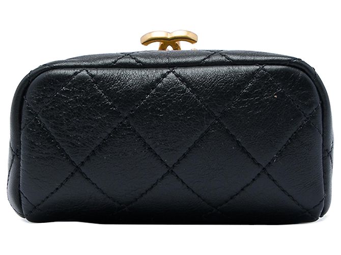 Borsa My Crush in agnello micro trapuntato nero Chanel - vista 3