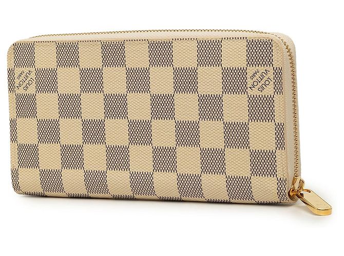 Cartera Zippy Long Damier Azur blanco Louis Vuitton - vista 2