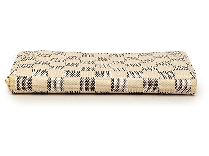 Cartera Zippy Long Damier Azur blanco Louis Vuitton - vista 3