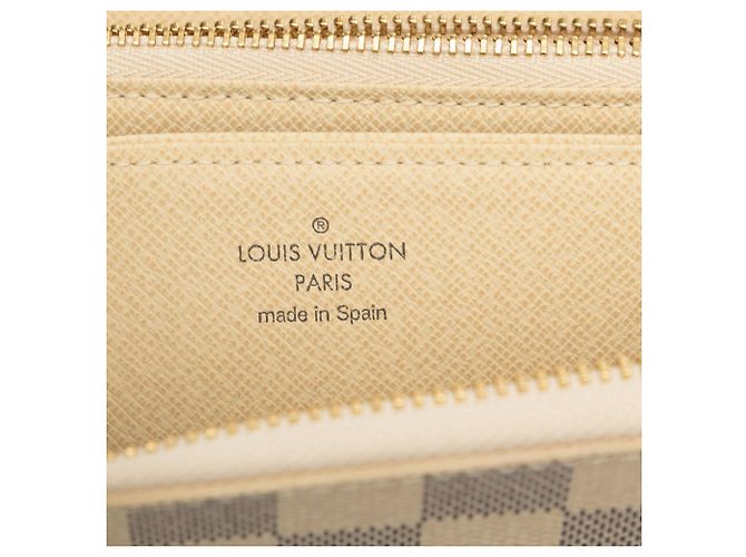 Cartera Zippy Long Damier Azur blanco Louis Vuitton - vista 5