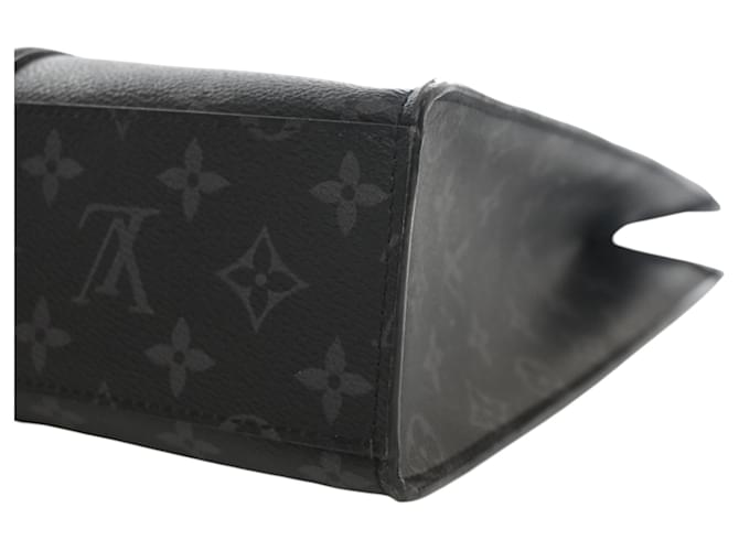 Louis Vuitton Borsa Orizzontale Monogram Eclipse Nera con Cerniera Nero - vista 11