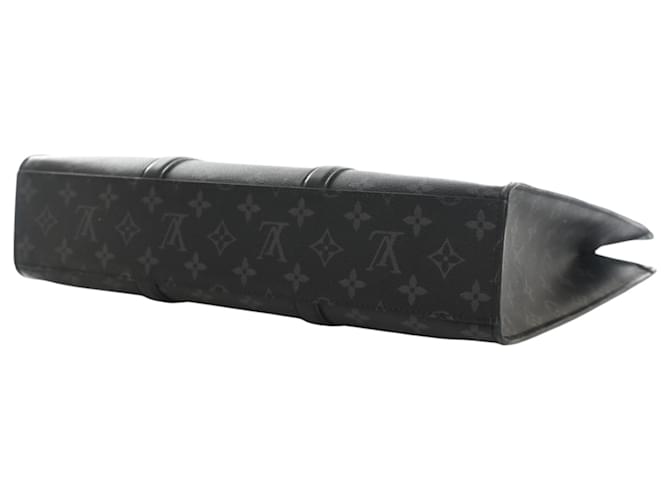 Louis Vuitton Borsa Orizzontale Monogram Eclipse Nera con Cerniera Nero - vista 13