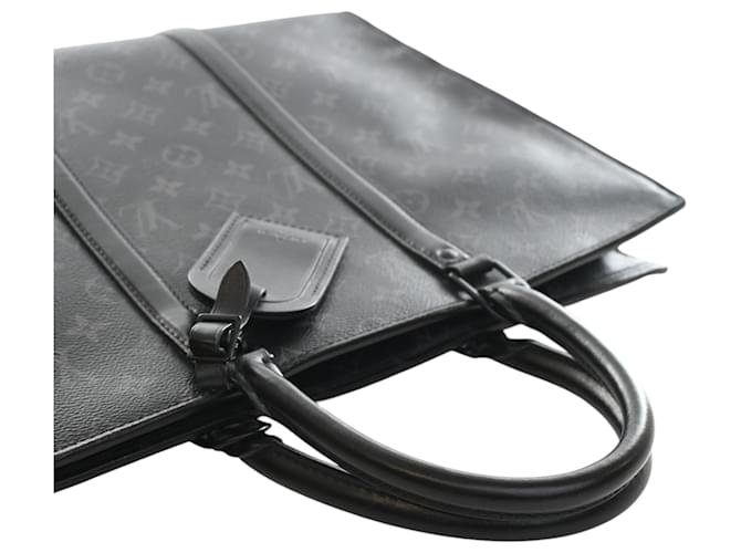 Louis Vuitton Borsa Orizzontale Monogram Eclipse Nera con Cerniera Nero - vista 14