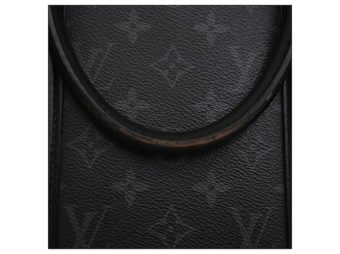 Louis Vuitton Borsa Orizzontale Monogram Eclipse Nera con Cerniera Nero - vista 8