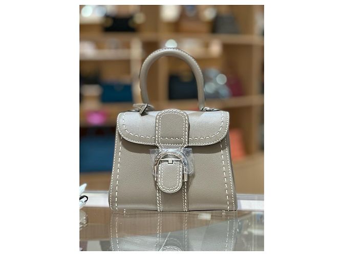 Mini borsa Delvaux Brilliant Beige - vista 2