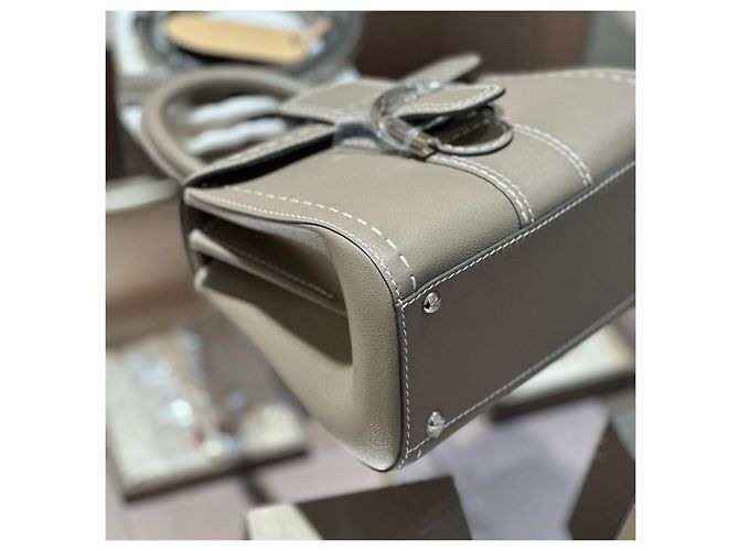Mini borsa Delvaux Brilliant Beige - vista 5