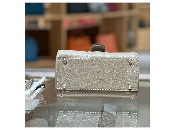 Mini borsa Delvaux Brilliant Beige - vista 7