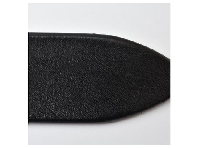 Salvatore Ferragamo Gancini Ledergürtel Braun Schwarz - Ansicht 6