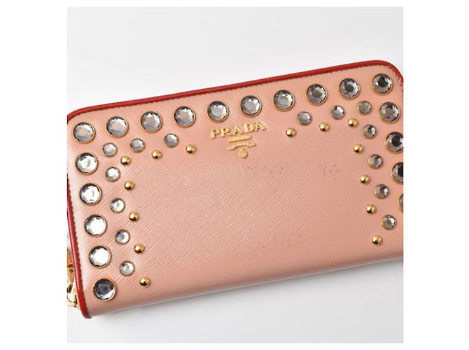 Monedero de charol Prada Beige - vista 3