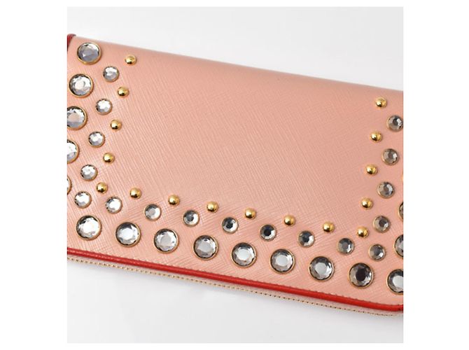 Monedero de charol Prada Beige - vista 4