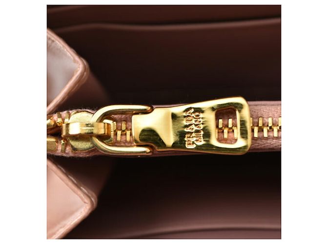Monedero de charol Prada Beige - vista 6