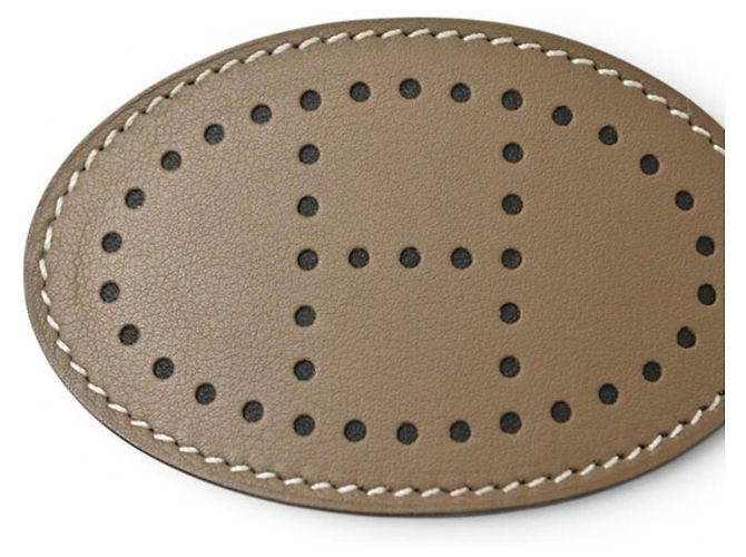 Hermès Hermes Evelyne Barrette in Etoupe Gray Taupe - vista 3