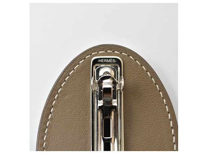 Hermès Hermes Evelyne Barrette in Etoupe Gray Taupe - vista 7
